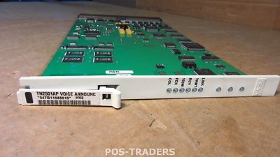 AVAYA  TN2501AP VOICE ANNOUNCEMENT HV2 Board PULLED FROM AVAYA G650 MEDIAGATEWAY