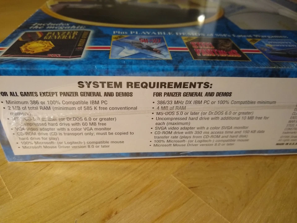 BRAND NEW SEALED TWENTY 20 WARGAME CLASSICS & DEMOS SSI for Windows IBM PC/DOS  - Image 3 of 4