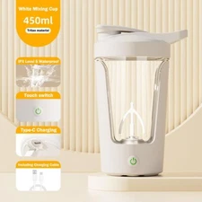 450ML Electric Protein Mixer Shaker Bottle Vortex Cup Blender Drink Portable US