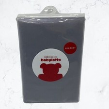 Babyletto Grey Crib Skirt, Tranquil Woods Collection Series Retail 39 NEW