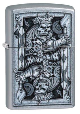 Zippo Windproof Steampunk King Of Spades Lighter 29877 New In Box