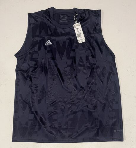 adidas Tiro 23 Competition Sleeveless Jersey Mens 2XL Tank Top Sports HS9779 - Picture 1 of 9