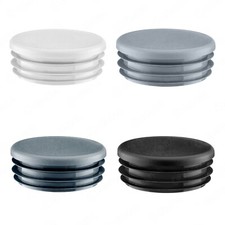 Round Plastic Blanking End Cap Caps Tube Pipe Inserts Plug Bung Steel Leg