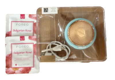FOREO Sweden UFO 2 Mint Anti Aging Facial Hydration Device & Two Hydrating Masks