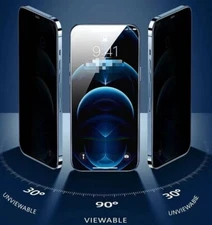 Privacy Screen Protector Tempered Glass Lot For iPhone 16 15 14 13 12 11 XR NEW