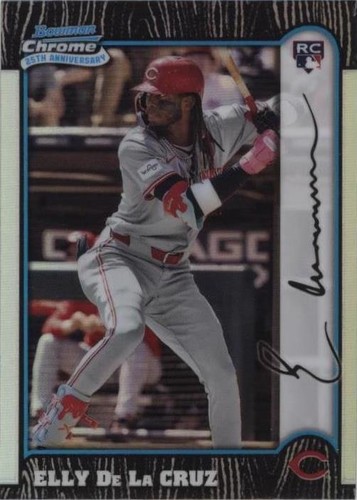 🌟ELLY DE LA CRUZ REFRACTOR🌟 2023 Bowman Chrome-Scouts Top 100