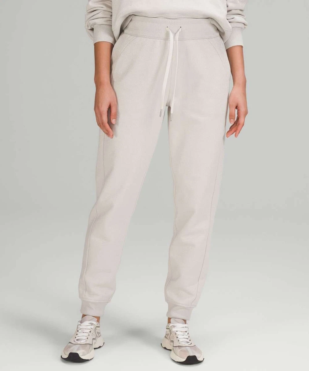 NWT! Women Lululemon Scuba High-Rise Jogger *Sparkle Size 6 White