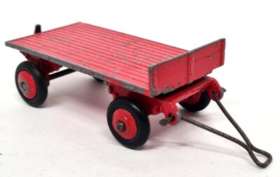 Dinky Meccano Vintage 25C Platform Trailer to Restore or Spares Models