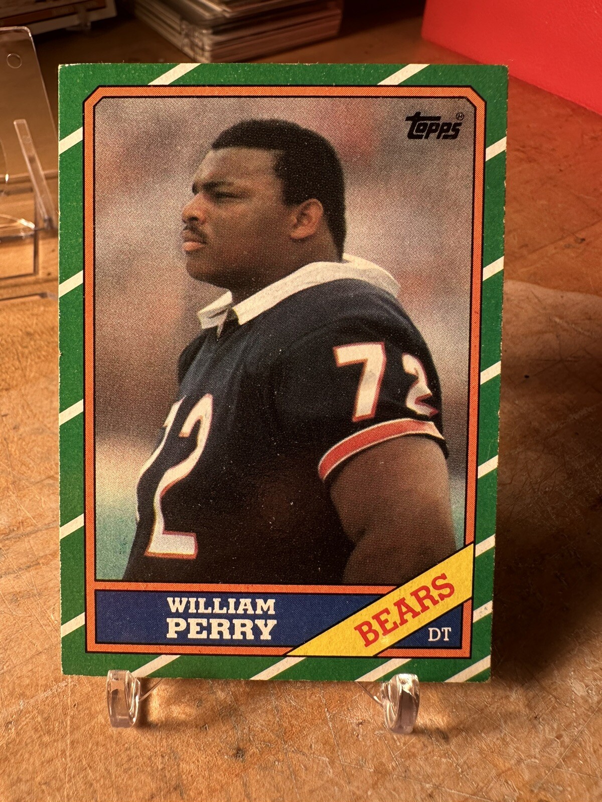 1986 Topps Football #20 William Perry RC Chicago Bears
