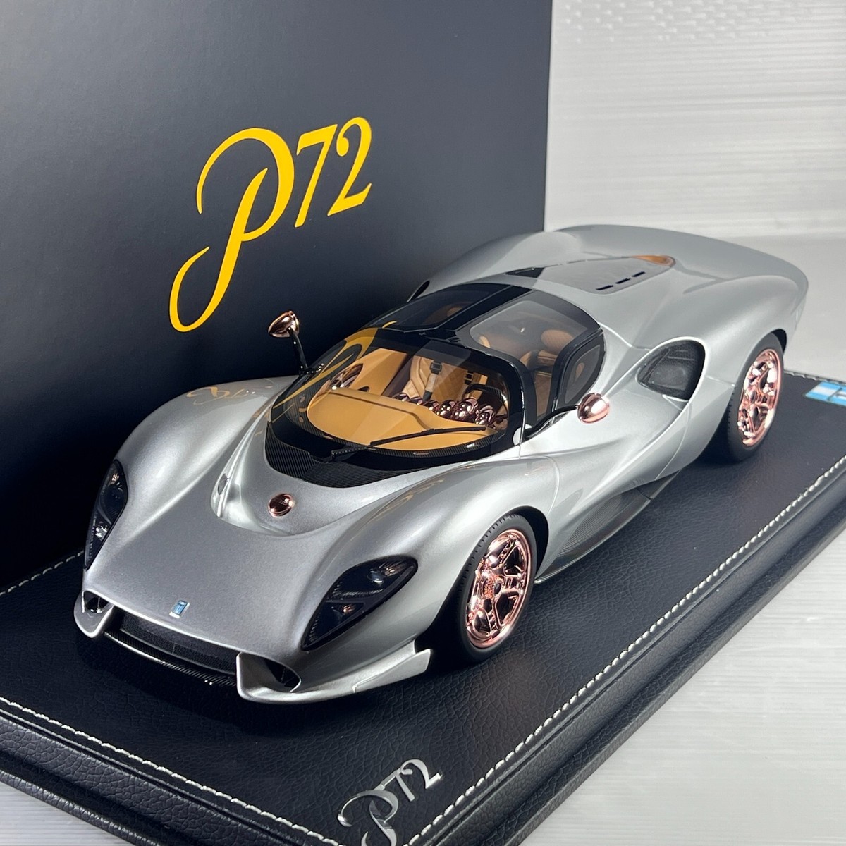 1/18 Peako Model #83812 DeTomaso P72 2025 Silver Limited 30