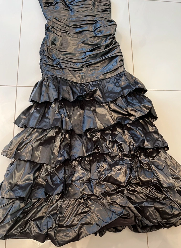 Ralph Lauren Vestido Etiqueta Negro Talla 8 Foto 4 de 4