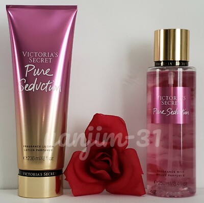 VICTORIA SECRET - PURE SEDUCTION - FRAGRANCE LOTION AND MIST (SET) - NEW