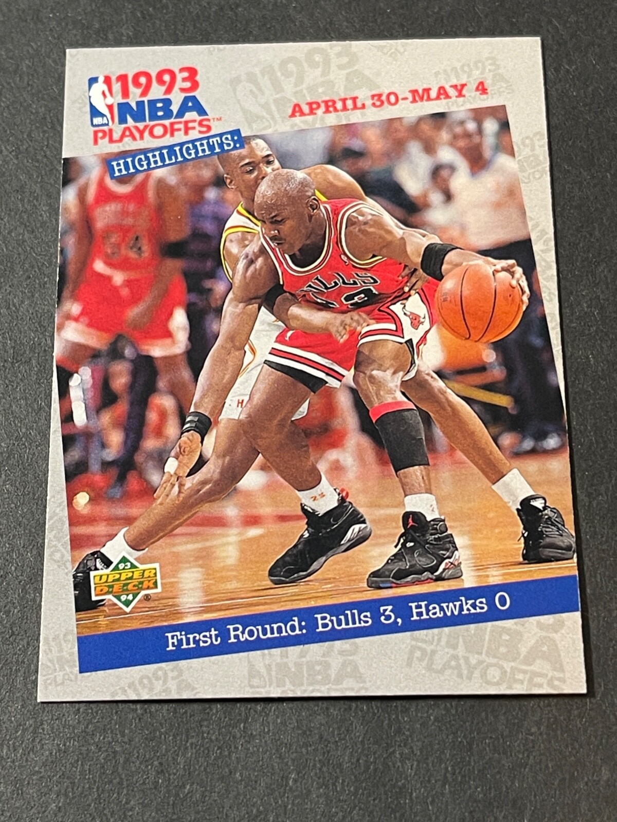 1993-94 Upper Deck NBA Playoffs Highlights Michael Jordan #180