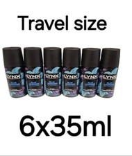6 X Lynx Fine Fragrance Collection 72H Fresh Premium Deodorant Body Spray 6x35ml