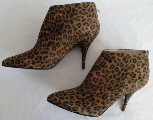 Seminuevo Leopardo Botas De Gamuza De Mujer Zapatos Talla 9 Tacos Rebecca  Taylor Italia | eBay