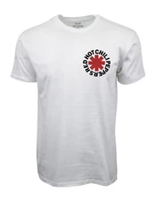 RED HOT CHILI PEPPERS UNISEX ADULT T SHIRT WHITE