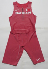 Nike Pro Elite Bahrain Team Issue Red Track Speedsuit CI6347-657 mens Medium