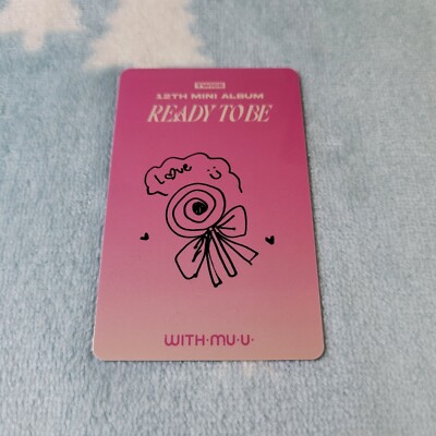 TWICE 12th Album READY TO BE withmuu Lucky Draw LD Tzuyu Type-1