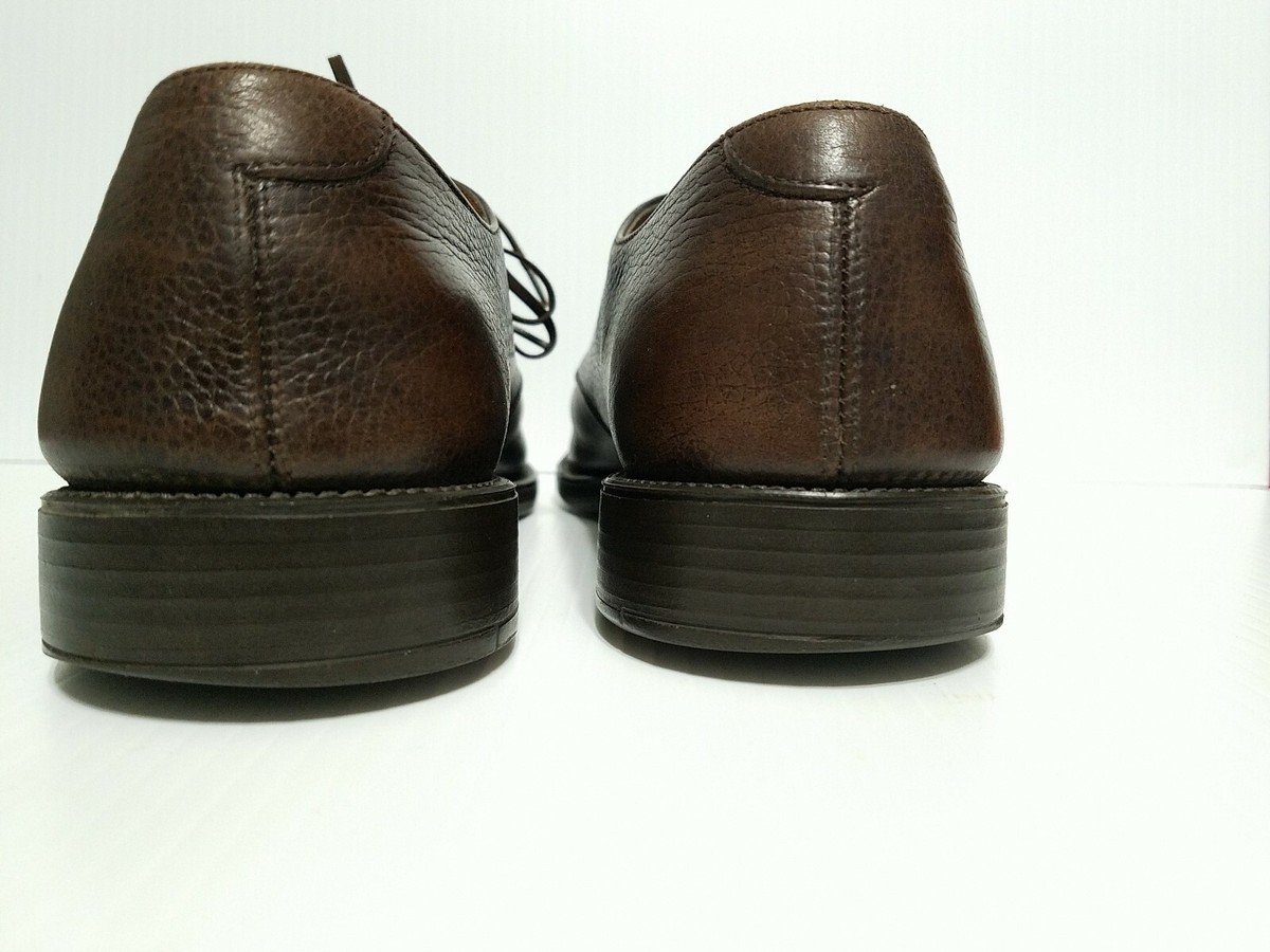 Salvatore Ferragamo Brown Oxford Cap Toe Leather Lace-ups Size 8.5 GUC Oxford shoe with toe cap - Men | Ferragamo main image 4