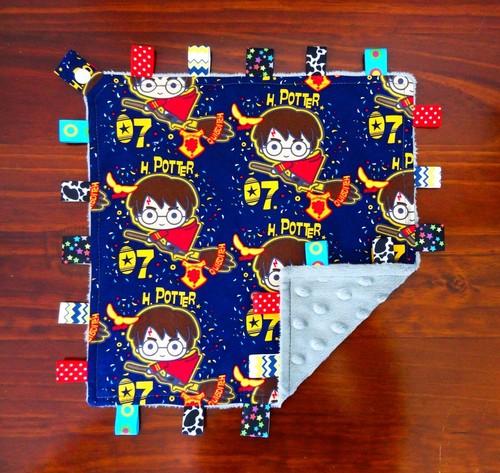 PERSONALIZED Taggie Taggy Tag Security Blanket Toy Comforter dummy clip holder - Picture 15 of 46