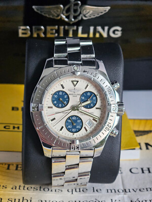 Breitling Colt Chronograph 41 Certifie A73380 Quarz Herrenuhr FULL SET-Händler