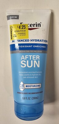 Eucerin Advanced Hydration After Sun Lotion 6.8 oz Fresh and Cool Feeling Lotion