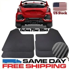 4x Rally Mud Flaps Mudflaps Mudguards Splash Guards For Honda Civic Type R Si S