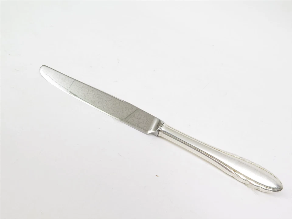 Juego lírico de 14 cuchillos de cena huecos modernos GORHAM mango de plata de ley 8,75" Foto 4 de 4