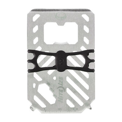 Multitool Nite Ize FinancialTool Wallet, Stahl