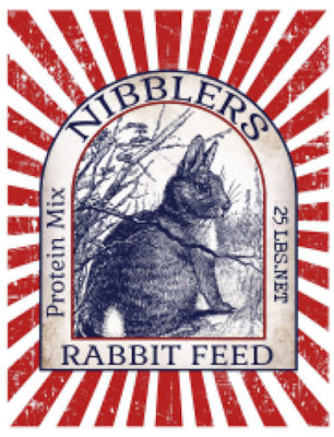 Vintage Image Bunny Rabbit Feed Sack Labels Furniture Transfers Decals ...