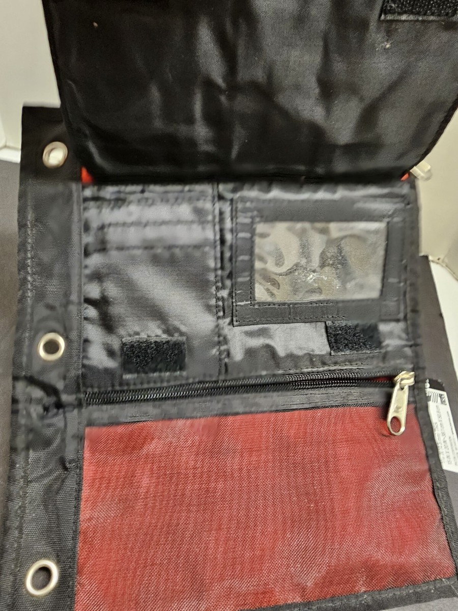 Vintage Red Starter Brand 3-Ring Binder Pencil Pouch Zipper
