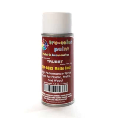 #ad Tru Color 4033 Matte Rust High Performance Spray Paint 4.5oz $12.95