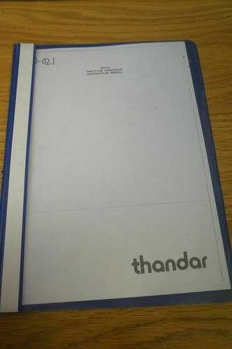 Manuales de Thurlby Thandar/TTi - varios disponibles - Imagen 4 de 15