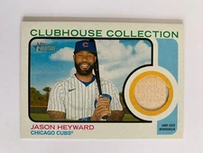 2022 Topps Heritage Clubhouse Collection Relics #CCJH Jason Heyward - Cubs