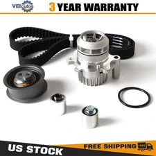 Timing Belt Kit Water Pump For 05-14 Audi A3 A4 TT VW EOS GTI Jetta Passat 2.0T