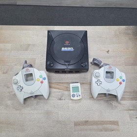 Sega Dreamcast Sports Edition Console W/ 2 Controllers, Memory & All Cables 