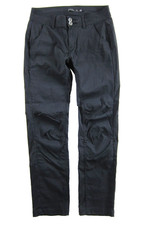 PrAna Black Nylon Stretch Hike Travel Pocket Roll Up Cargo Pants Women Size 4