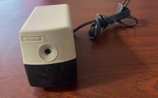 Vintage Boston Electric Pencil Sharpener Model 18 296A Tested Works Made In USA