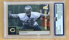 Marcus Freeman Signed 2009 Upper Deck Football Rookie Card #223 RC Auto