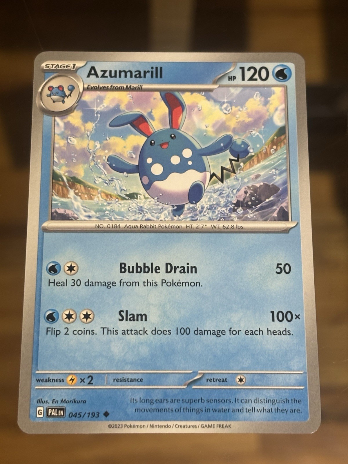 Azumarill - 045/193 - Uncommon - Lightly Played Pokemon Card