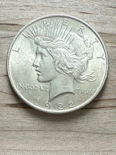 🕊️ 1922‑P Peace Silver Dollar – AU Details – 90% Silver – Philadelphia Mint