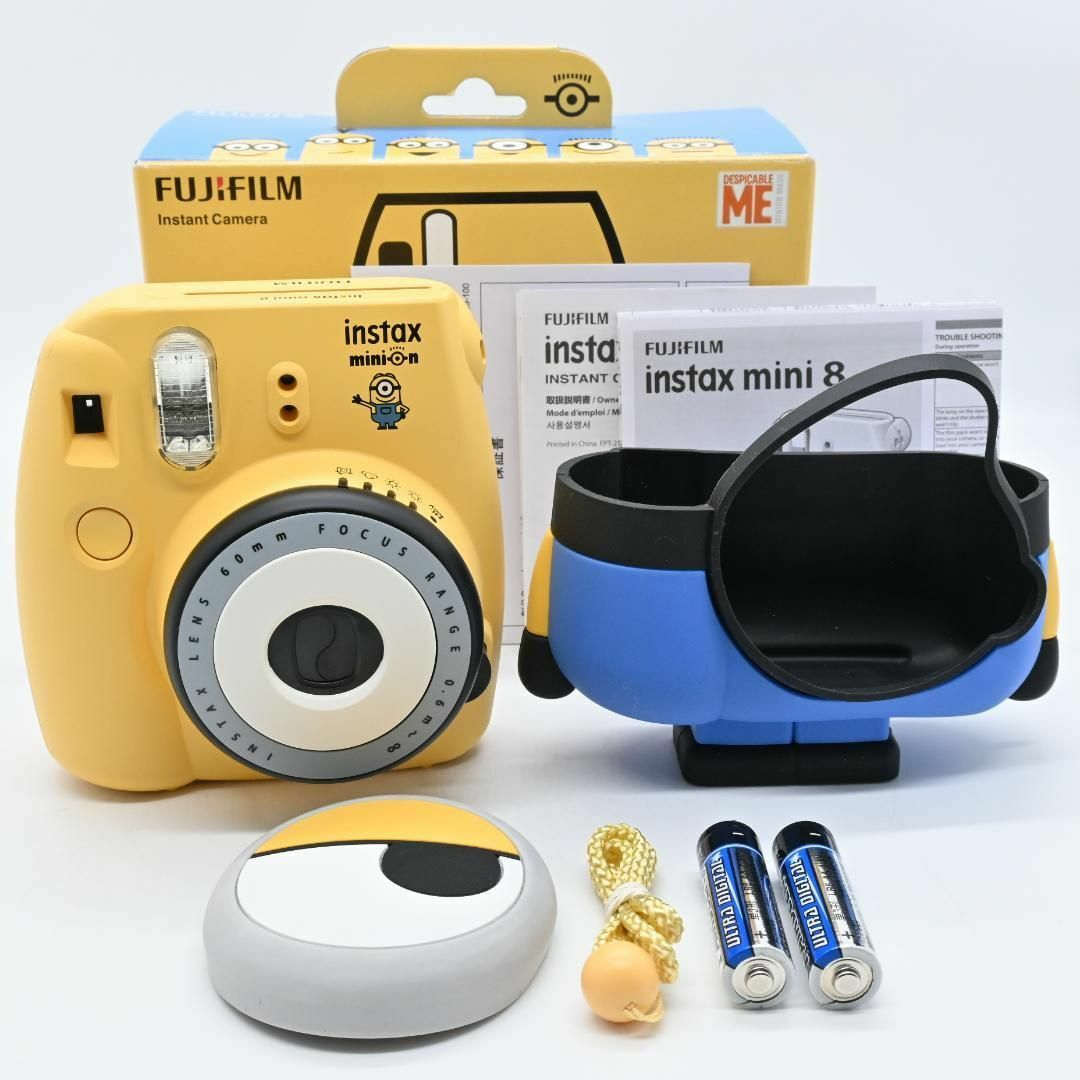ミニオンチェキ Fujifilm Instax Mini 8 Minion Cheki Instant Camera Japan w