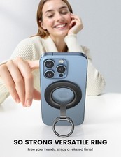 for MagSafe Magnetic Phone Ring Grip - 360  Rotation Finger Grip Holder Stand, S