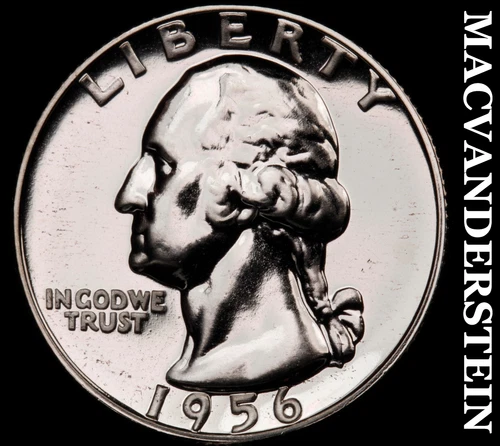 1956 Washington Quarter- Choice Gem Proof Luster No Reserve #i2044