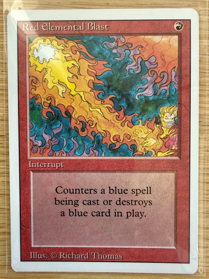 (y)CARTE MAGIC - REVISED  - Red Elemental Blast -  COM - EN - Photo 1/1