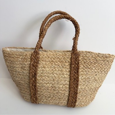 Hat Attack Cameron Handheld Raffia Bag