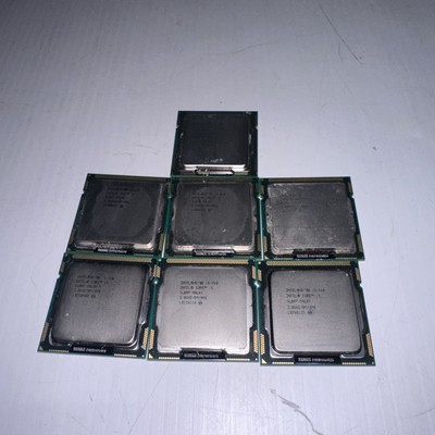 Intel Core i5 1st Generation Mixed Lot of 7 Processors Tested Working Free Ship