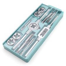 12Pcs/Set Tap and Die Set Combination Alloy Steel Hand Tools Metric Size Thre...