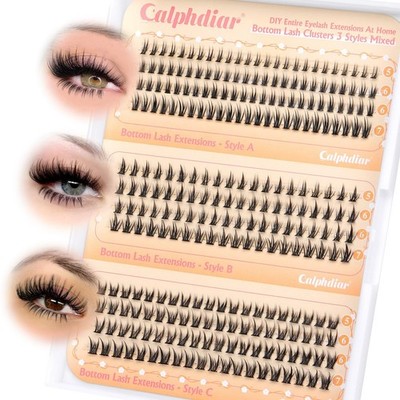 Bottom Lashes Clusters DIY Eyelash Extension 3 Styles Lower Eyelash Clusters Bot