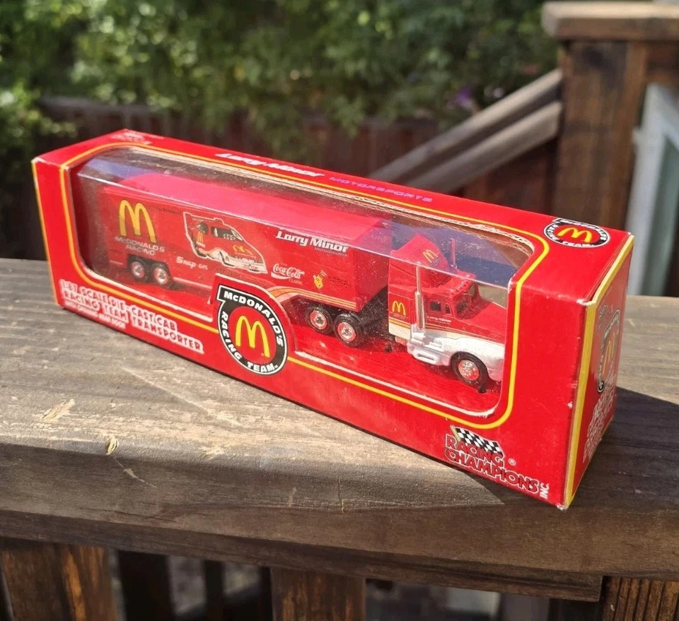 McDonald's Larry Minor Racing Team Racing Champions Truck 1992 Coca Cola - Image 2 of 4
